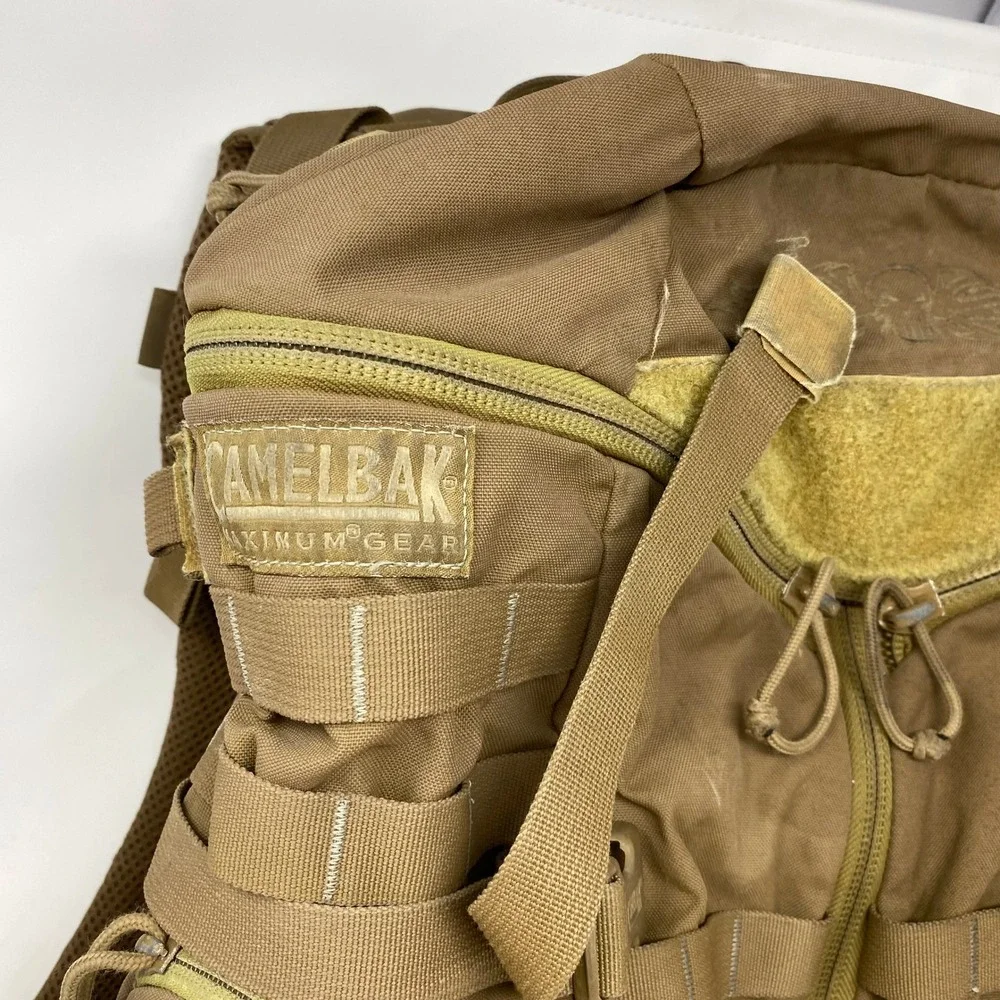 Camelbak Maximum Gear TriZip‎ Tactical Backpack Coyote Tan MOLLE Hiking Rucksack